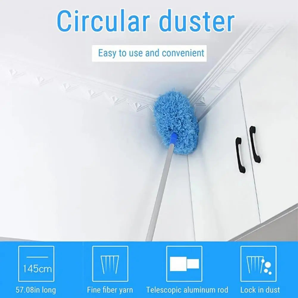 Washable Ceiling Fan Cleaner with Long Handle Adjustable Length Detachable Ceiling Fan Dust Remover Cleaning Tool