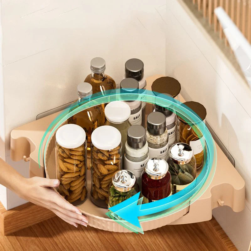 Shower Caddy Corner Organizer,360° Rotate Shower Storage Shelves,Shower Turntable Bathroom Countertop Organizer Kitchen Storage