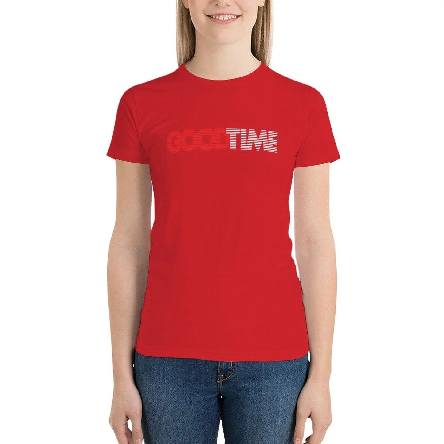 GOODTIME Movie Logo T-Shirt lady clothes shirts graphic tees t-shirt dress for Women graphic