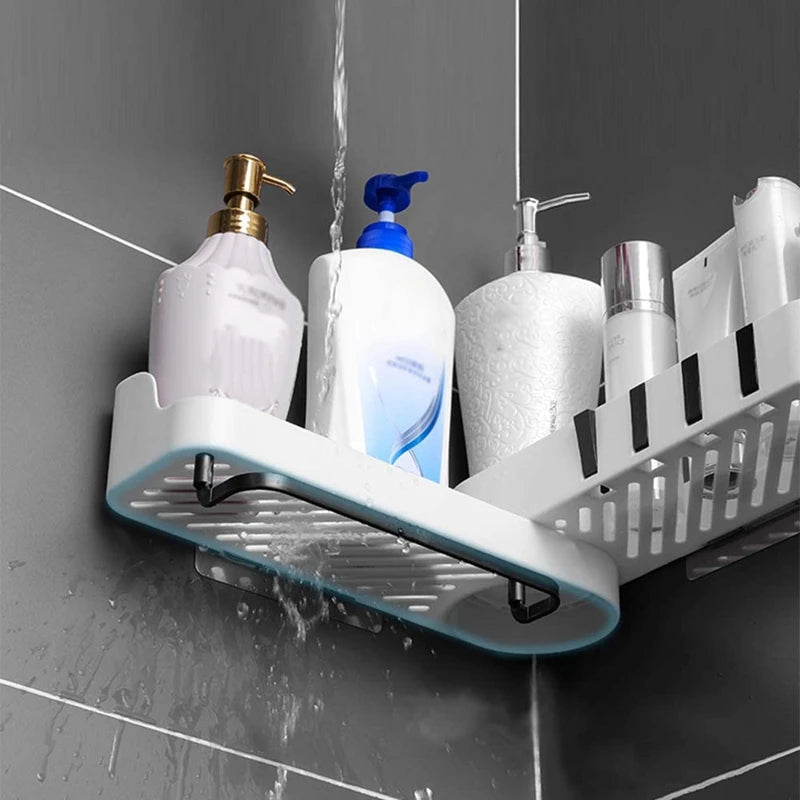 Bathroom Corner Storage Shelf,Storage Organizer Rotatable For Bathroom&Kitchen,Shower Caddy Basket With Hook