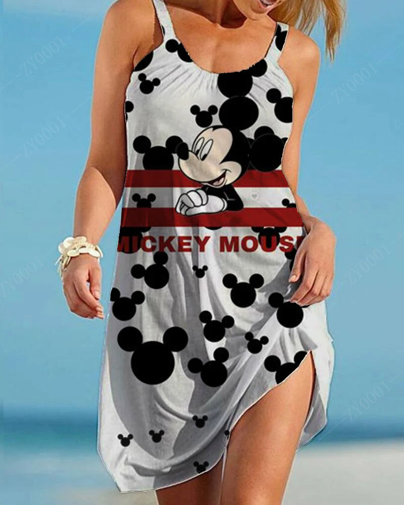 Disney Dresses 2024 Year Fashion Woman Blouses 2022 SUMMER WOMAN CLOTHING Evening Gown Prom Dress Women Elegant Luxury Skirtsv