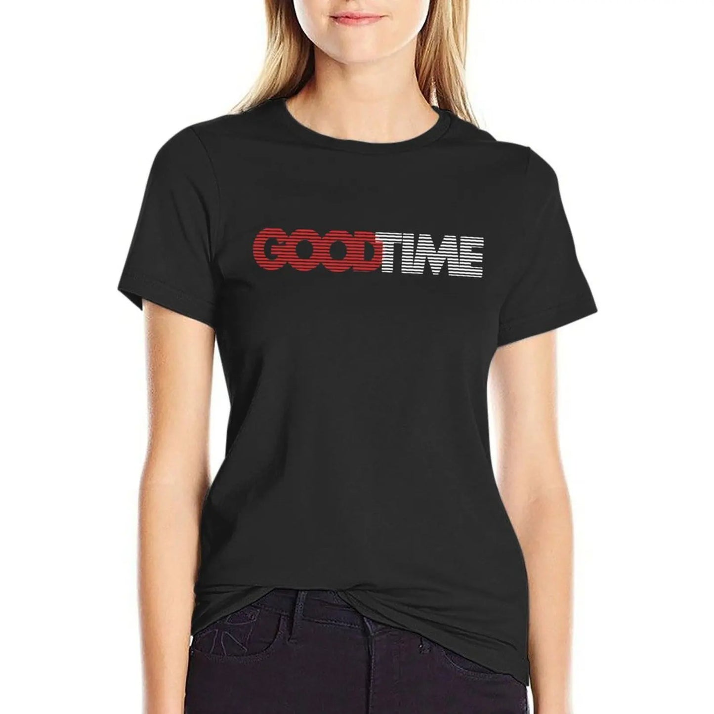 GOODTIME Movie Logo T-Shirt lady clothes shirts graphic tees t-shirt dress for Women graphic